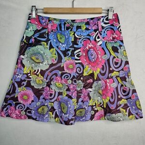 Daily Sports Floral Print Golf Tennis Skirt Size US 6 EUR 34